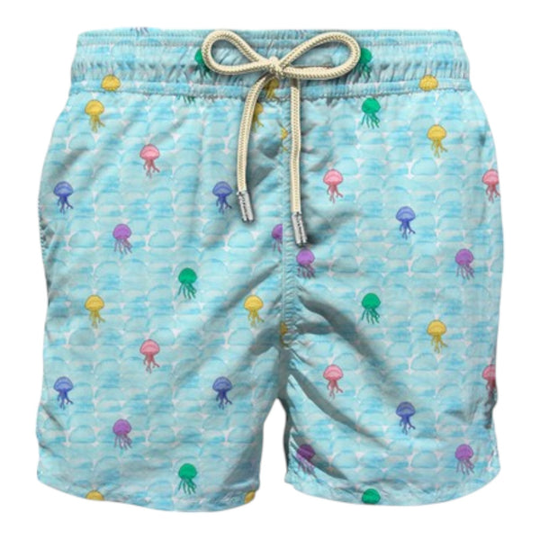Pantaloncini e calzoncini Uomo Mc2 Saint Barth - Light And Stretch Swimshort	Comfort Light - Azzurro