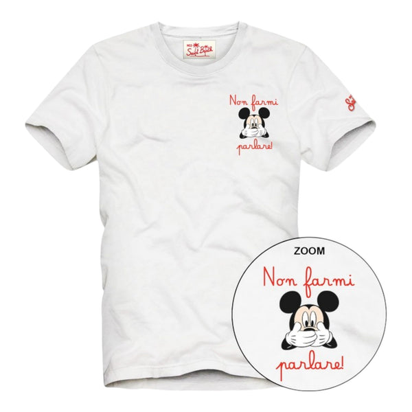 T-shirt Bambini Unisex Mc2 Saint Barth - T-Shirt Boy Cotton Classic T Shirt - Bianco