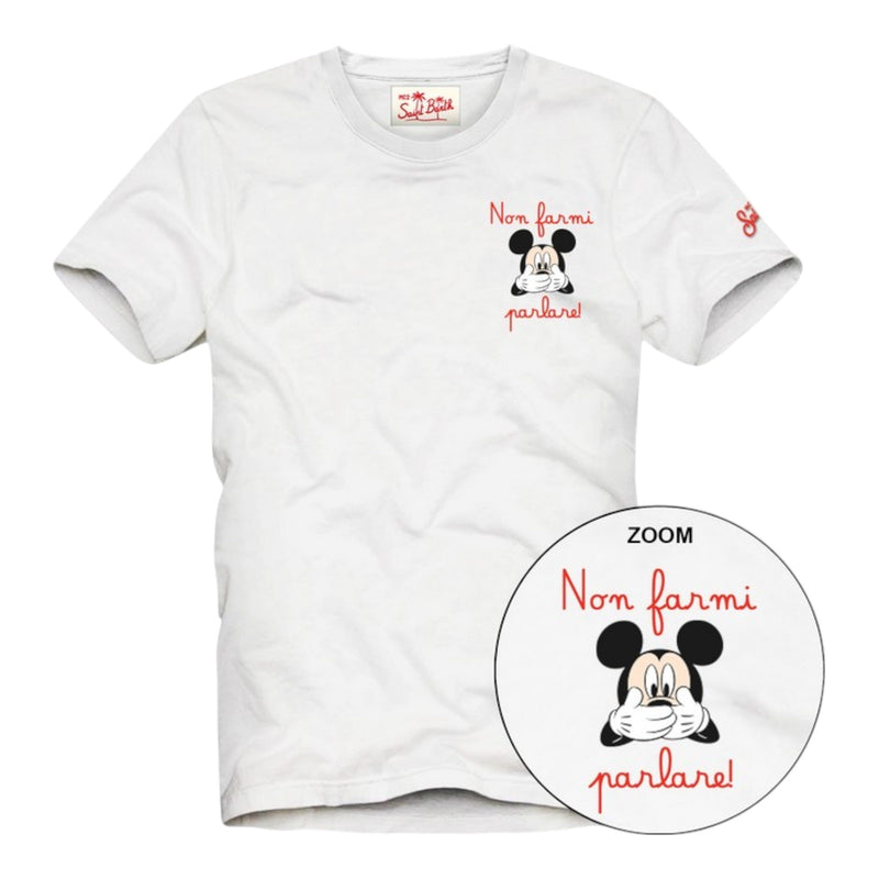 T-shirt Bambini Unisex Mc2 Saint Barth - T-Shirt Boy Cotton Classic T Shirt - Bianco