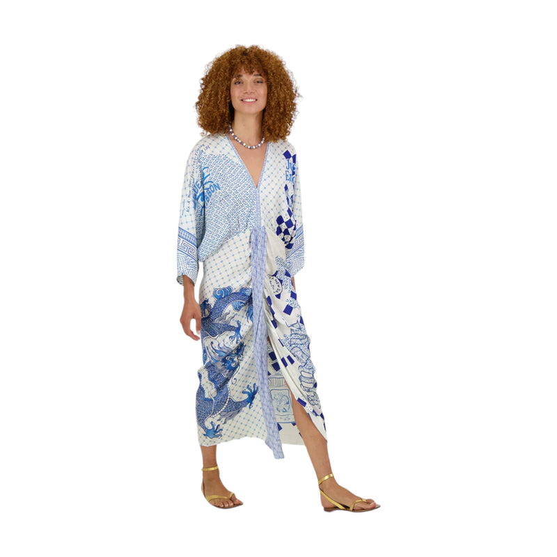 Vestiti casual Donna Me369 - Sophia Kimono Dress - Multicolore