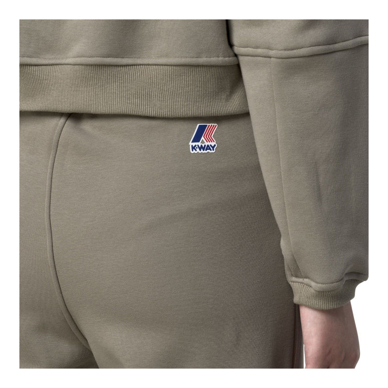 Pantaloni Donna K-Way - Loyre Brushed Pc - Beige