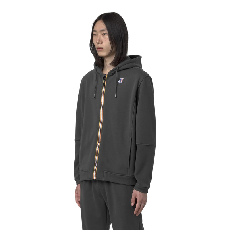 Felpe con cappuccio Uomo K-Way - Prosper Brushed Pc - Grigio