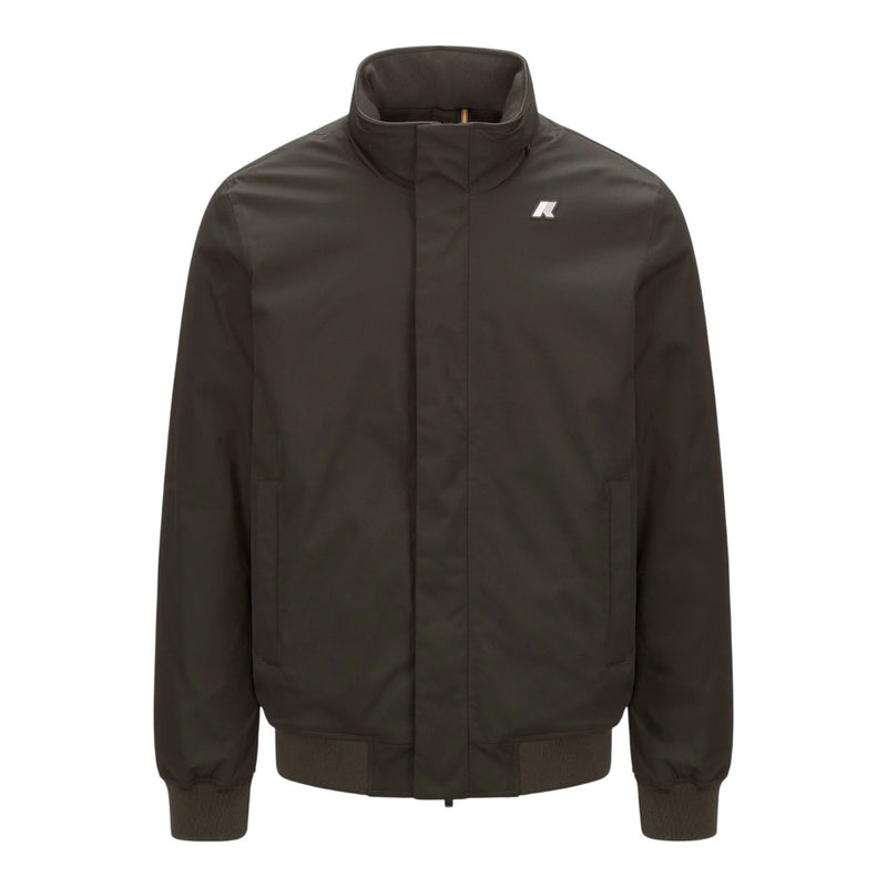 Giubbotti Uomo K-Way - Amaury Twill Marmotta - Oliva