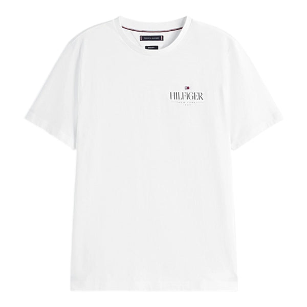 T-shirt Uomo Tommy Hilfiger - Hilfiger Stack Tee - Bianco