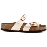 Sandali Donna Birkenstock - Mayari pearl white, Birko Flor Graceful Calz.N - Bianco