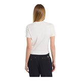 T-shirt Donna Dickies - Center Logo Ss Tee W - Bianco