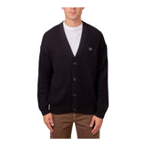 Cardigan Uomo Calvin Klein - Woven Label Cardigan - Nero