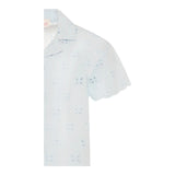 Camicie Bambina Mc2 Saint Barth - Terry Bowliing Shirt - Bianco
