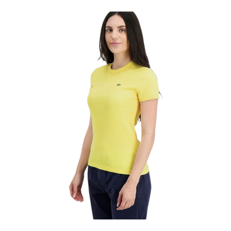 T-shirt Donna Lacoste - T-Shirt - Beige
