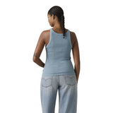 Canotte e top Donna Levi's - Essential Racer Tank - Blu