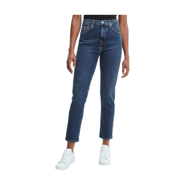 Jeans Donna Tommy Hilfiger - Izzie Hr Slim Ankl Ce633 - Blu