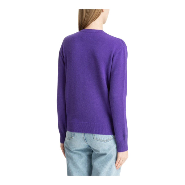 Maglioni Donna Mc2 Saint Barth - New Queen New Crewneck Sweater - Viola