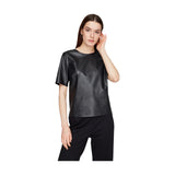 T-shirt Donna Calvin Klein - Pu T-Shirt Top - Nero