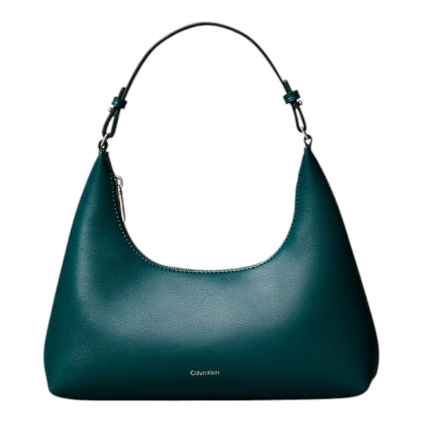 Borse a mano Donna Calvin Klein - Foil Logo Conv Shoulder Bag - Ottanio