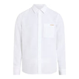 Camicie casual Uomo Calvin Klein - Linen Cotton Shirt - Bianco