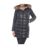 Giubbini Donna Blauer - Imp/Trench Lung Apertura Real Fur On Hood - Nero