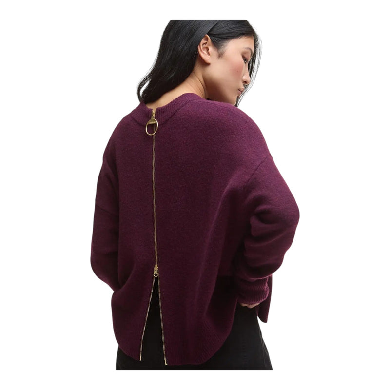 Maglioni Donna Barbour - Leonie Knitted Jumper - Bordeaux