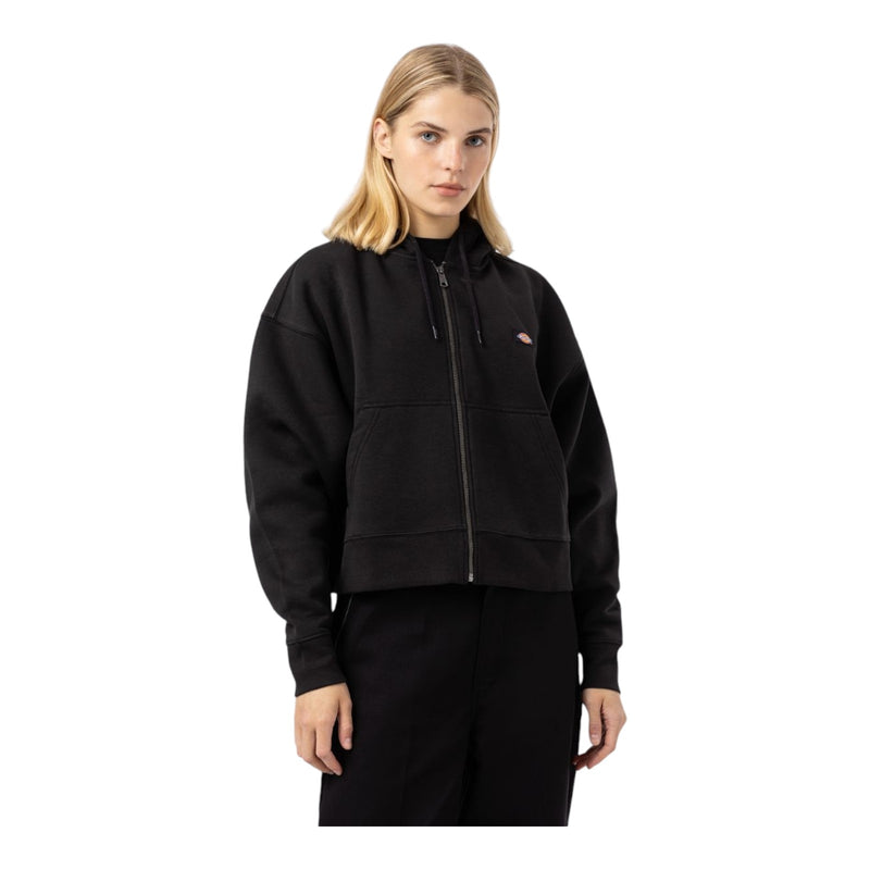 Felpe con cappuccio Donna Dickies - Oakport Zip Hoodie - Nero