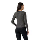 Maglie a manica lunga Donna Levi's - Hayes Ls Tee Gemini - Blu
