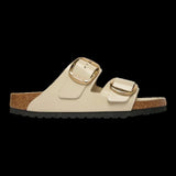 Sandali Donna Birkenstock - Arizona Big Buckle HEX shine oyster, Natural Lea - Avorio