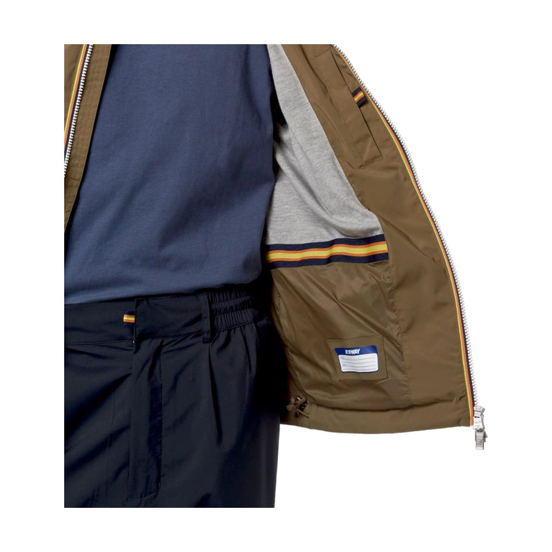 Giubbini Uomo K-Way - Jack Stretch Nylon Jersey - Marrone