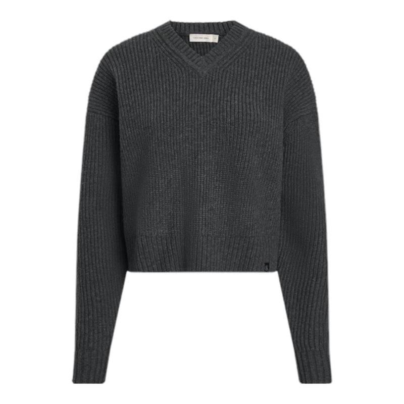 Maglioni Donna Calvin Klein - Chunky V-Neck Sweater - Nero