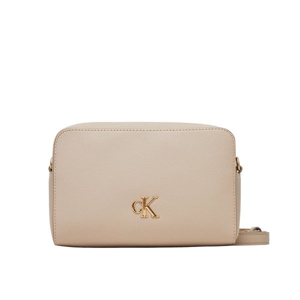 Borse a tracolla Donna Calvin Klein - Minimal Monogram Ew - Beige