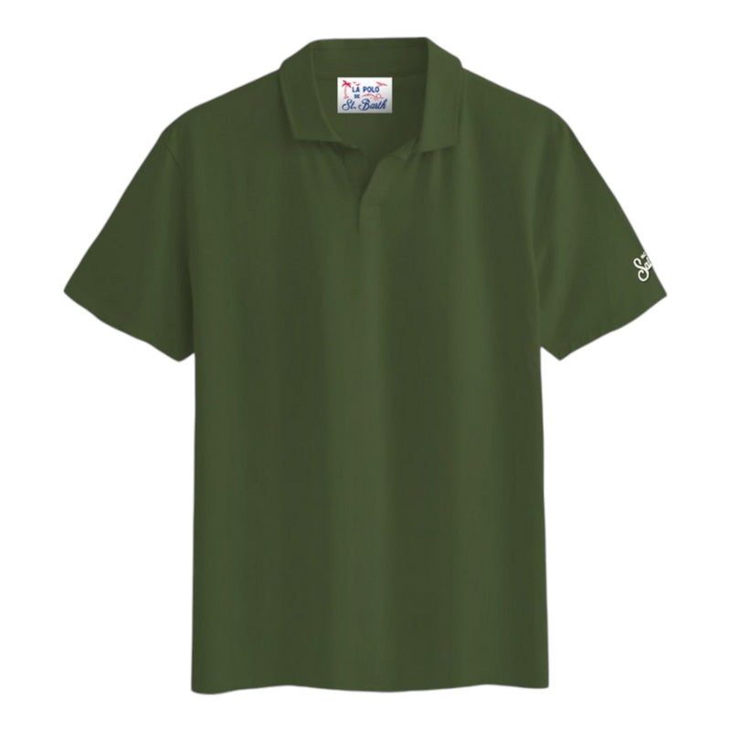 Polo Uomo Mc2 Saint Barth - Brighton Jersey Polo - Verde