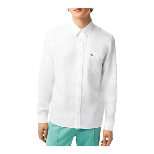 Camicie casual Uomo Lacoste - Camicia M/L - Bianco