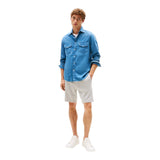 Camicie casual Uomo Tommy Hilfiger - Lightweight Denim Western Shirt - Azzurro