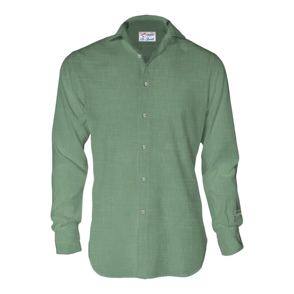 Camicie casual Uomo Mc2 Saint Barth - Pamplona	Classic Shirt - Menta