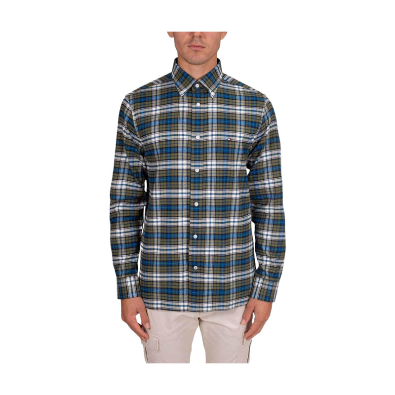 Camicie casual Uomo Tommy Hilfiger - Brushed Tommy Tartan Small Shirt - Multicolore