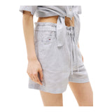 Pantaloncini Donna Tommy Hilfiger - Tjw Cotton Linen Short - Blu