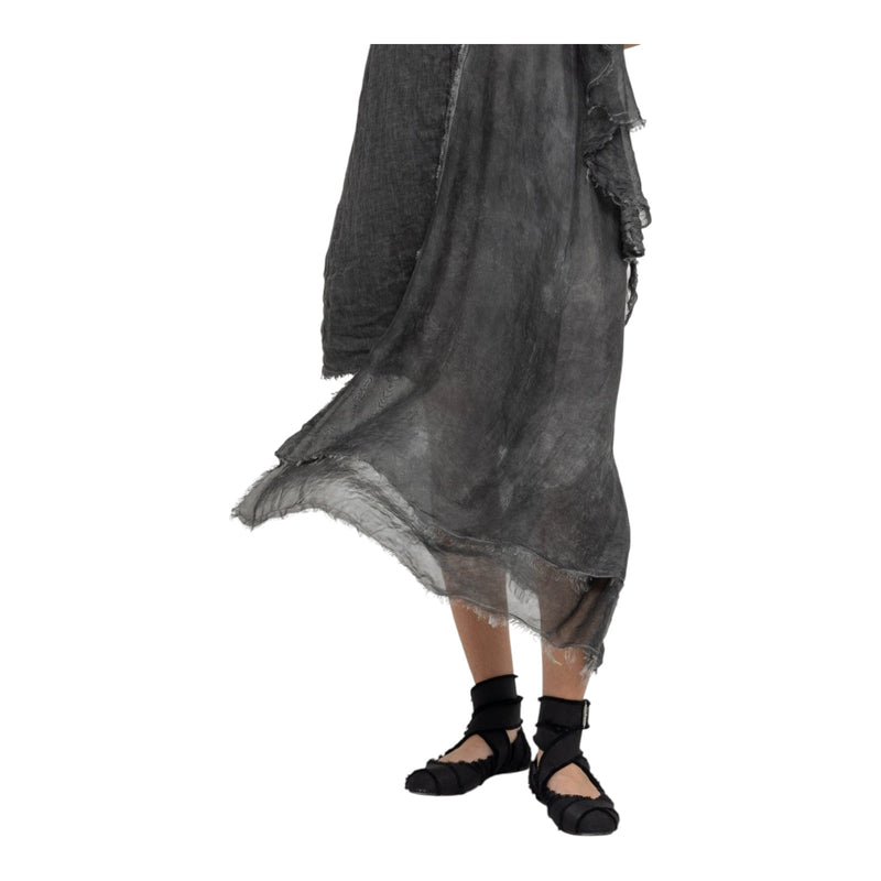 Vestiti casual Donna Sanctamuerte - Abito Midi Smanicato - Grigio