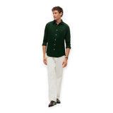 Camicie casual Uomo Tommy Hilfiger - Corduroy Chore Shirt Jacket - Verde
