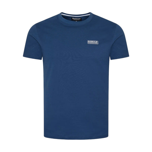 T-shirt Uomo Barbour International - Barbour International Small Logo Tee - Avio