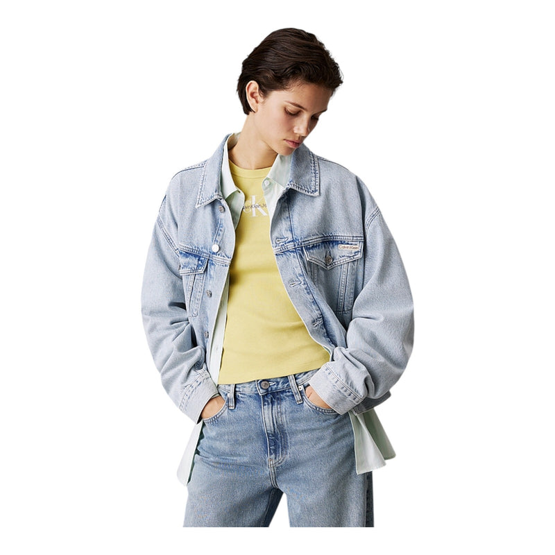 Giubbini Donna Calvin Klein - Boxy Denim Jacket - Denim