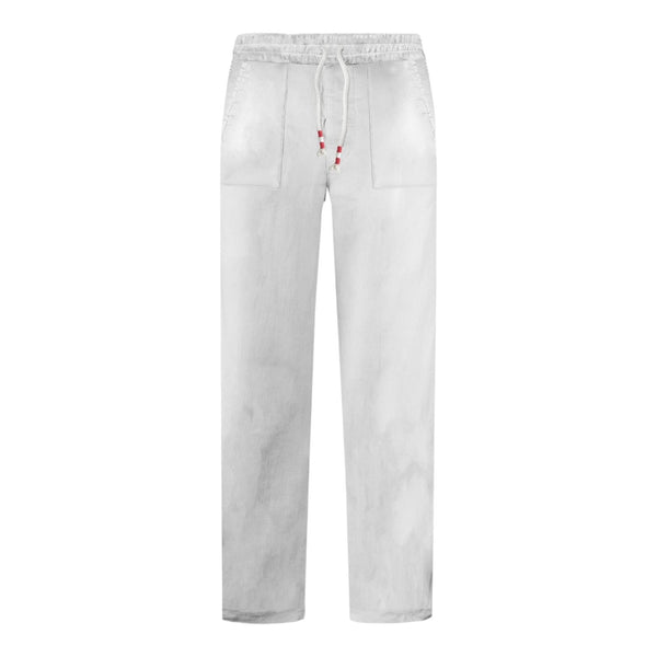 Pantaloni Uomo Mc2 Saint Barth - Calais Pant With Colisse - Bianco