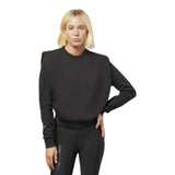 Felpe senza cappuccio Donna MACRON CLUB HOUSE - Mch Fcf Wmn Olimpia Cotton Sweat - Nero