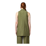 Gilet Donna Alpha Studio - Gilet Tailoring - Verde militare