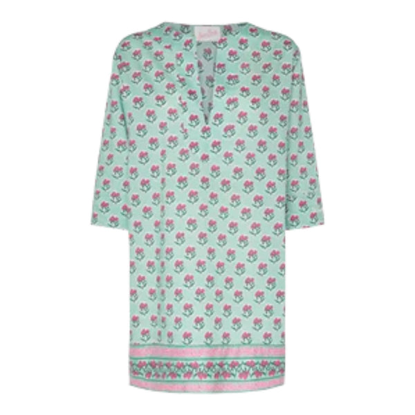 Vestiti casual Donna Mc2 Saint Barth - Macha Short Beachrobe Dress - Verde