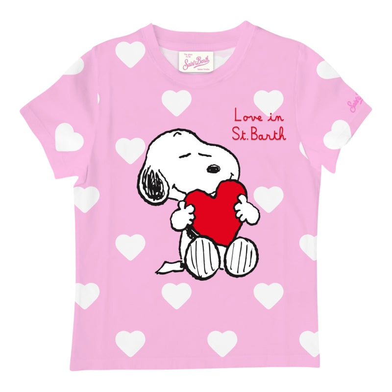 T-shirt Ragazza Mc2 Saint Barth - Elly Cotton T-Shirt - Rosa