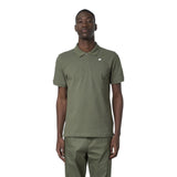 Polo Uomo K-Way - Vinnie Pique - Verde militare