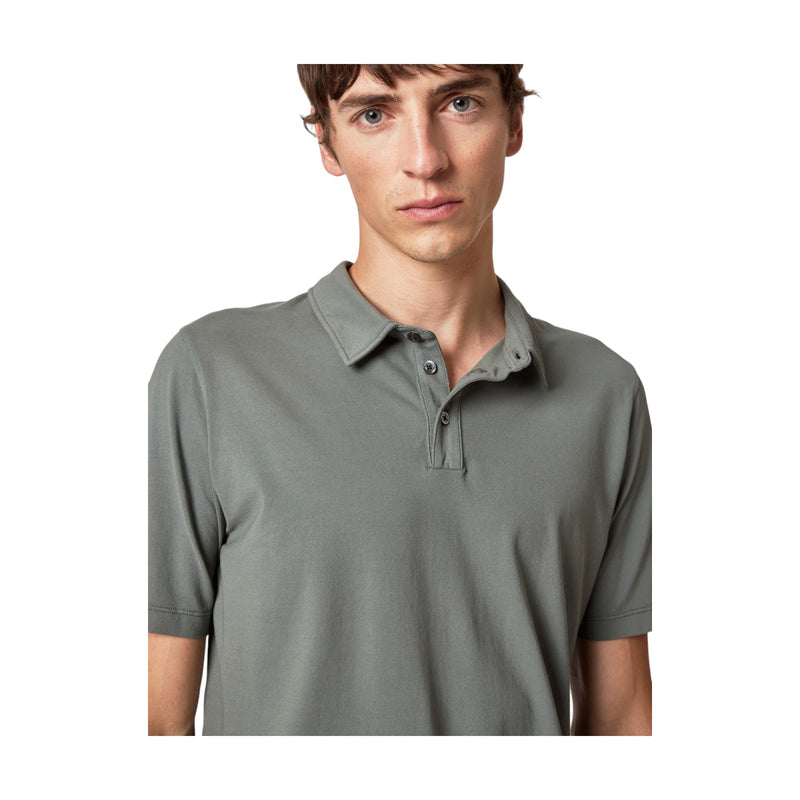 Polo Uomo Alpha Studio - Polo Camicia M/M Ice Cotton - Verde