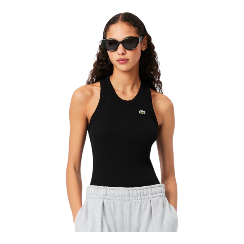 Canotte e top Donna Lacoste - T-Shirt - Nero