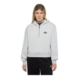 Felpe con cappuccio Donna Dickies - Oakport 1/4 Zip Hoodie W - Grigio