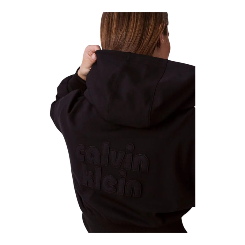 Giubbini Donna Calvin Klein - A- Punto Milano Fz Hoodie - Nero