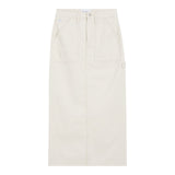Gonne casual Donna Calvin Klein - Maxi Skirt Cargo Pockets - Bianco