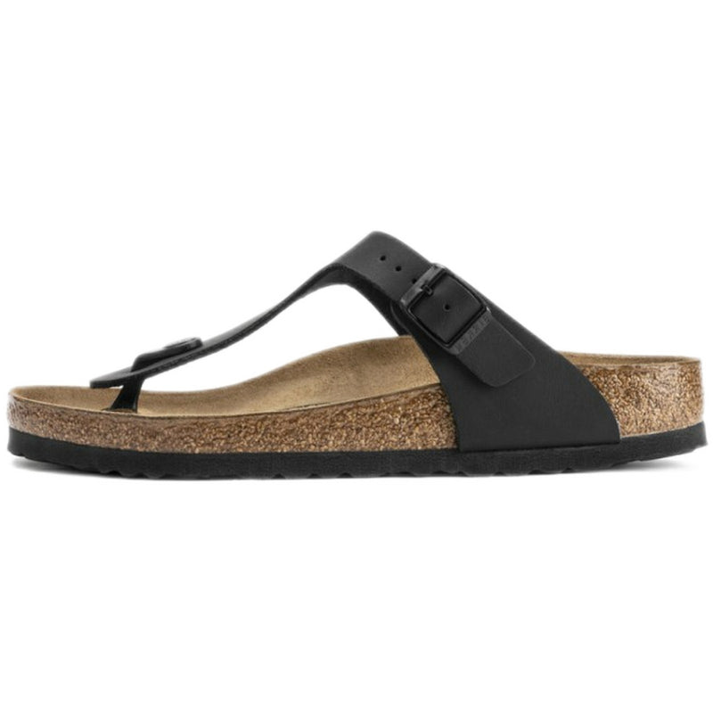 Sandali Unisex Birkenstock - Gizeh black, Birko Flor Calz.N - Nero