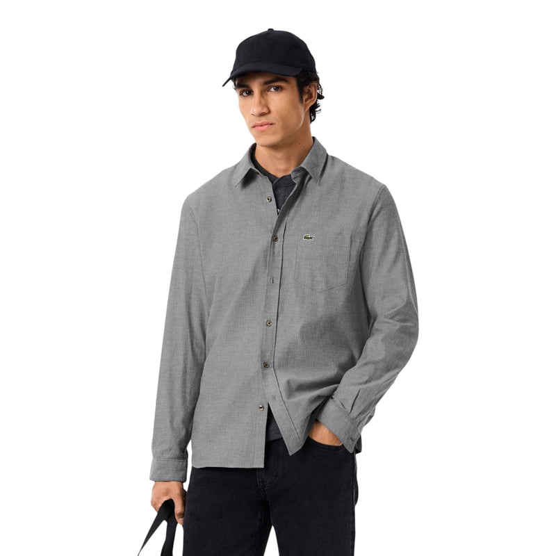 Camicie casual Uomo Lacoste - Camicia M/L - Blu